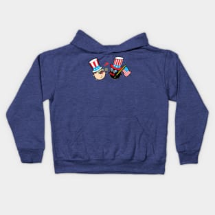Poopy & Doopy - Independence Day Kids Hoodie